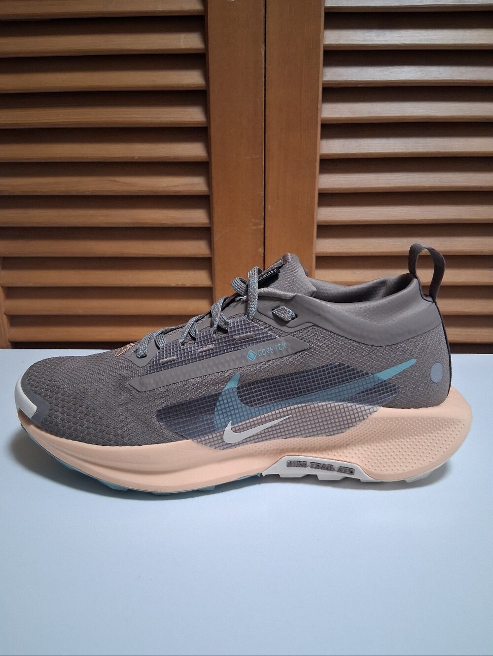 Nike Pegasus Trail 5 GORE-TEX Mink Brown/ Orange Chalk Women's Size 7.5 * NEW